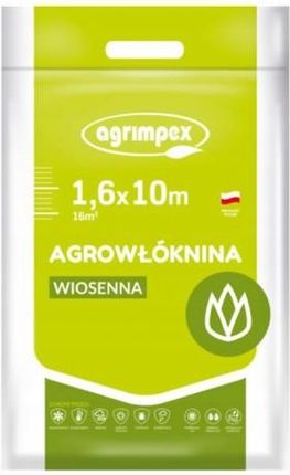 Agrimpex Agrowłóknina Wiosenna Biała Do Okrycia 1,6 X 10M AGR400025ALL
