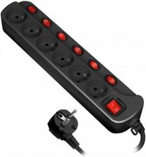 Zdjęcie Orno Listwa Zasilająca Multiswitch 6 Gniazd 1,5M Czarna OO810961ALL - Cieszyn