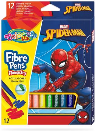 Flamastry Colorino Kids 12 Kolorów Spiderman