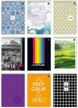 Zdjęcie Interdruk Kołozeszyt A5 100K Spirala Krótki Bok Kratka - Gogolin