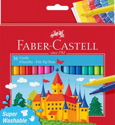 Faber-Castell Flamastry Zamek 36 Kolorów
