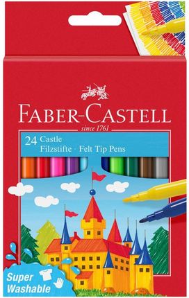 Faber Castell Flamastry Zamek 24 Kolory