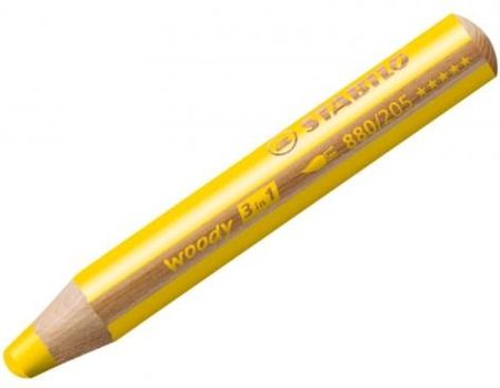 Stabilo Kredka Ołówkowa Gruba 3W1 Woody Żółty