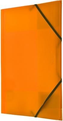 Teczka Plastikowa Na Gumkę Tetis A4 Kolor: Pomarańczowy 550 Mic. 318 Mm X 248 Bt624-P