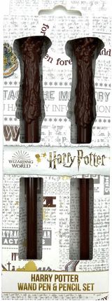 Zestaw Długopis Ołówek Różdżka Harry Potter