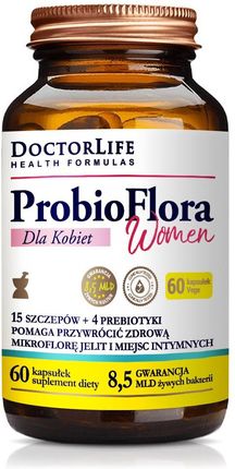 ProbioFlora Women probiotyki dla kobiet 14 szczepów & 4 prebiotyki 60 kaps