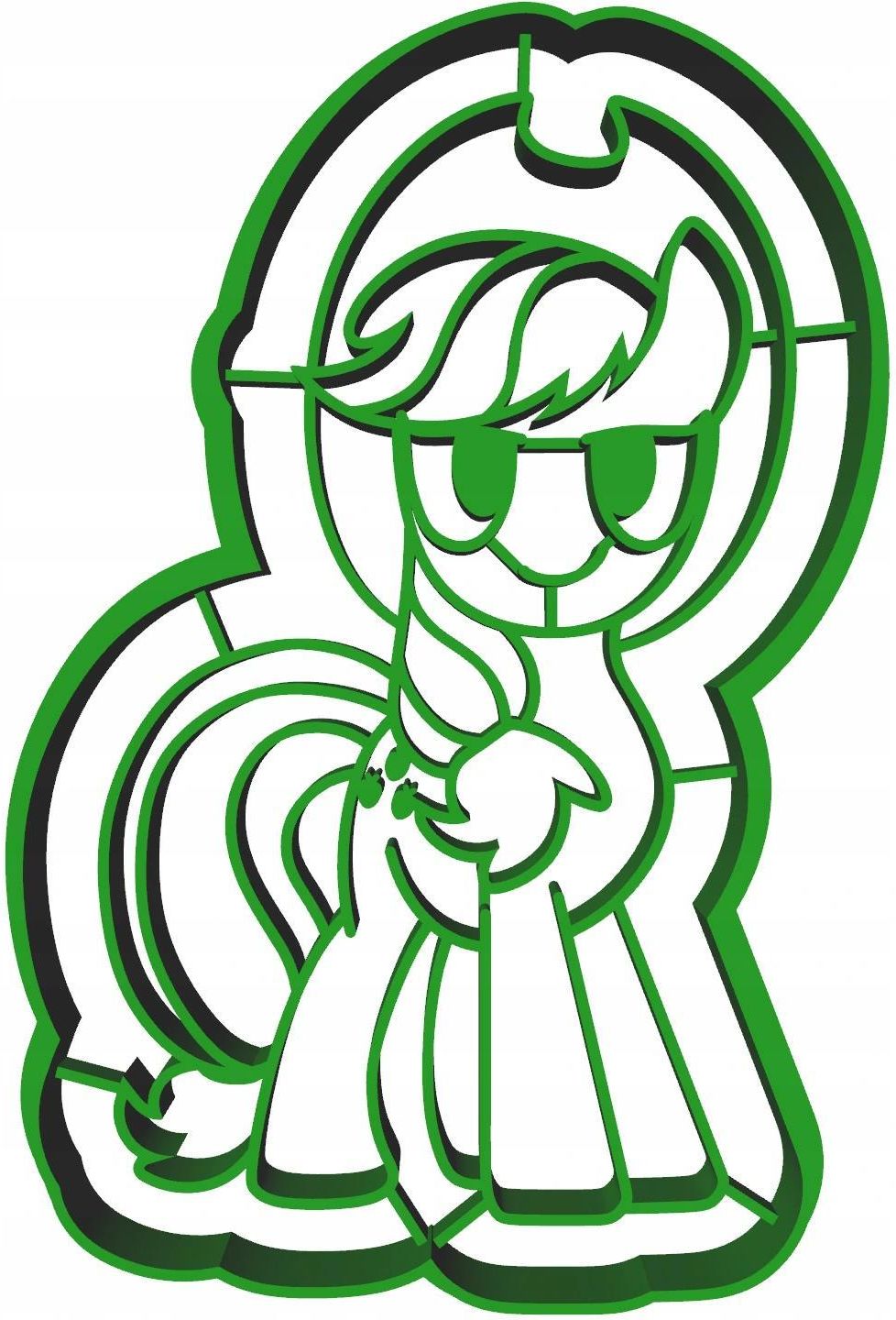 Cookie Monster Foremka Do Ciasteczek My Little Pony Applejack 1 ...
