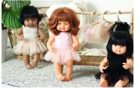 Miniland Strój Baletnicy Body I Spódniczka Rozmiar 38 Różowy - zdjęcie 6
