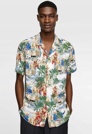 Koszula Zara Summer Staples mska hawai kolorowa S - Ceny i opinie -  Ceneo.pl