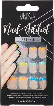 Ardell Nail Addict Rainbow French 1 Szt.