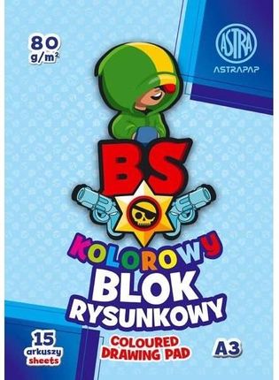 Astra Blok Rysunkowy Bs & Rabbit A3/15K Kolorowy (456643)