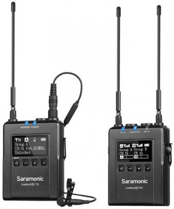 Saramonic UWMIC9S Kit 1 Nadajnik TX9S + Odbiornik RX9S + Mikrofon Krawatowy + Walizka
