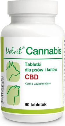 Dolfos Dolvit Preparat Uzupełniający Cannabis Dla Psa I Kota Tabl 90Tabl