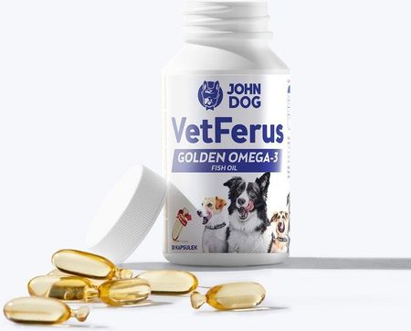 John Dog Vetferus Golden Omega-3 Fish Oil 30Tabl