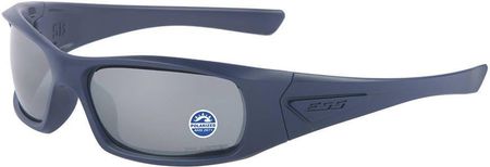 Ess Okulary Przeciwsłoneczne 5B Matte Navy Polaryzacyjne Mirrored Gray Ee9006-19