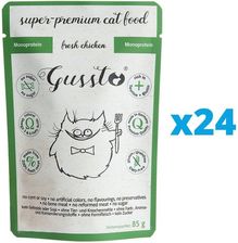 Gussto Cat Fresh Chicken Mokra Karma Dla Kotów Świeży Kurczak 24X85G