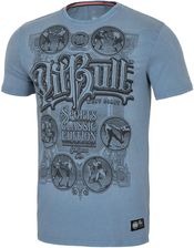 Koszulka Pit Bull Denim Washed Multisport '21 Niebieska  - Podkoszulki męskie