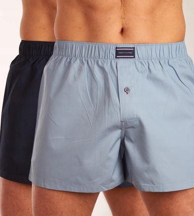 Tommy Hilfiger Woven 2 Pack Bokserki Luźne 076 S - Ceny i