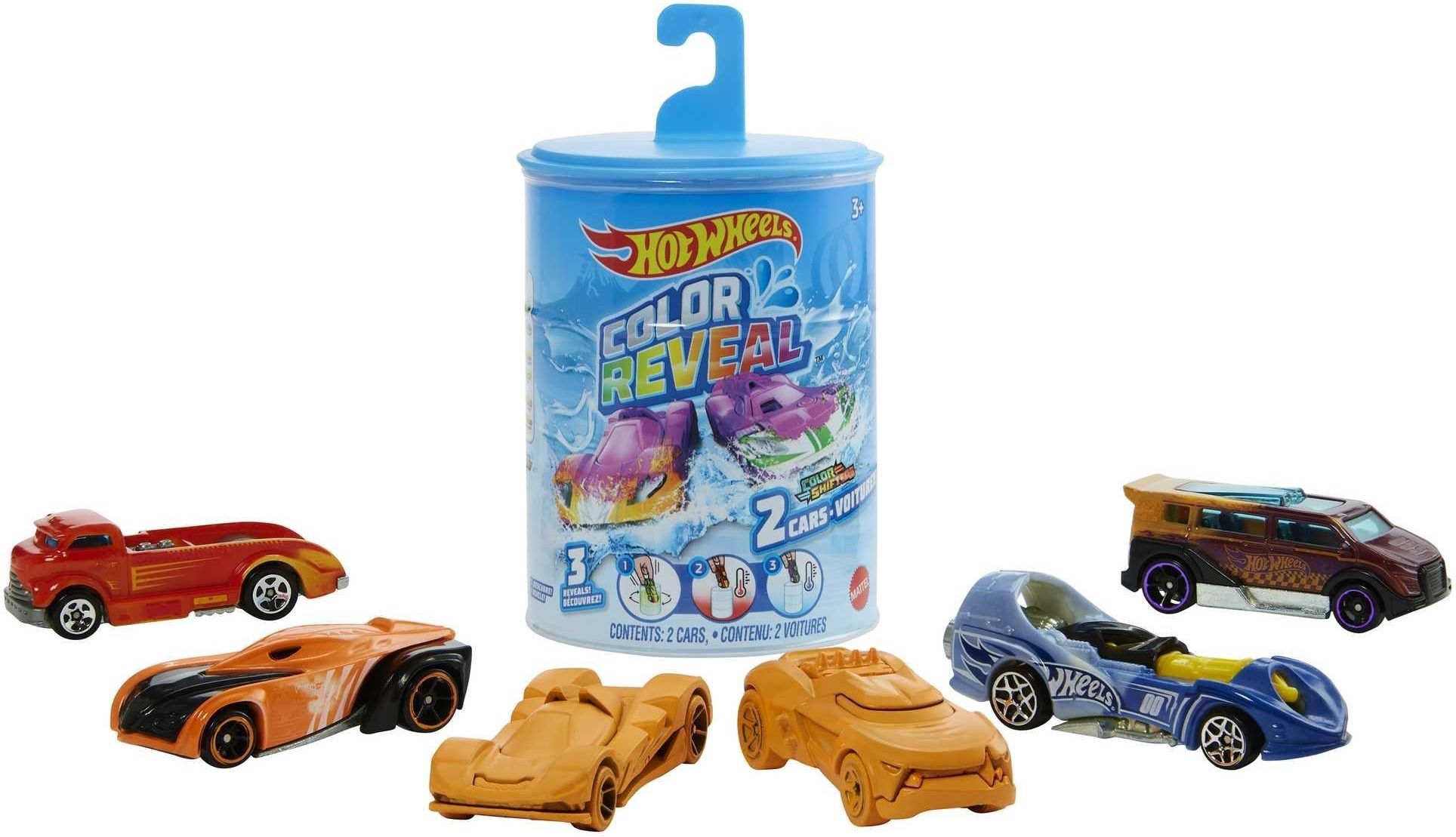 Hot Wheels Color Reveal 2pak samochodów Ast. GYP13 Ceny i opinie