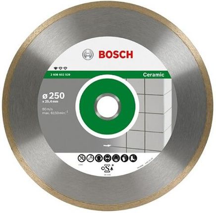 Bosch Diamentowe tarcze tnące Professional for Ceramic 250mm 2608602539