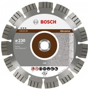 Bosch Diamentowa tarcza tnąca Best for Abrasive 180mm 2608602682