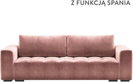 Milo Casa Sofa 3-Osobowa Luca Pink 105X250X85Cm