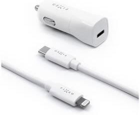 FIXED USB-C PD 18W + MFi Lightning kabel 1m Biały (FIXCC18-CL-WH)