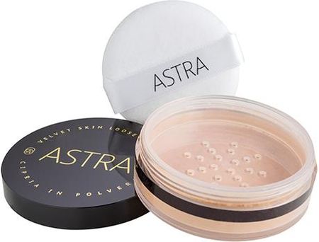 Astra Puder do twarzy Velvet Skin Loose Powder 02 Porcelain 11g