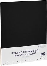 Zdjęcie Spod Igły I Nitki Czarne Prześcieradło Bawełniane 140X200 Simply - Konstantynów Łódzki