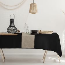 Spod Igły I Nitki Czarny Obrus Plamoodporny 60X120 Viva