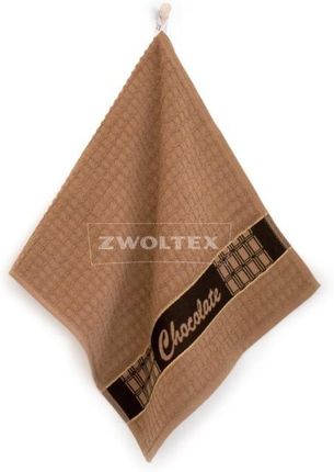 Zwoltex Brązowy Ręcznik Kuchenny 30X50 Czekolada 7534/2