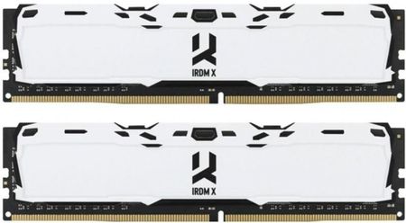 Pamięć RAM Goodram DDR4 IRDM X 2x8GB KIT 3200MHz CL16 SR WHITE DIMM (IR-XW3200D464L16SA/16GDC)