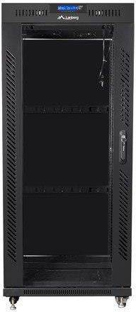 LANBERG Szafa Rack STOJĄCA 19" 27U 600X600 FF01-6627-12B - zdjęcie 3 LANBERG Szafa Rack STOJĄCA 19" 27U 600X600 FF01-6627-12B