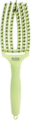 Olivia Garden Finger Brush Combo Medium Tropical Edition, Szczotka do Rozczesywania Włosów i Masażu Włosie Dzika Tropical Lime