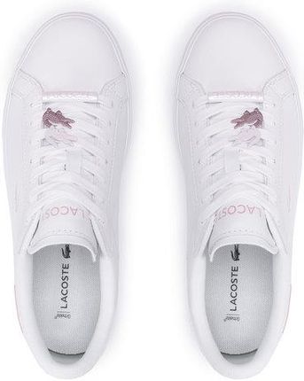 Lacoste Sneakersy Powercourt 0921 Sfa 741Sfa0082 Biały Ceny i