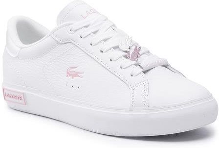 Lacoste Sneakersy Powercourt 0921 Sfa 741Sfa0082 Biały Ceny i