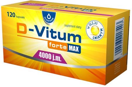 Oleofarm D-Vitum forte Max 4000 j.m. 120 kaps