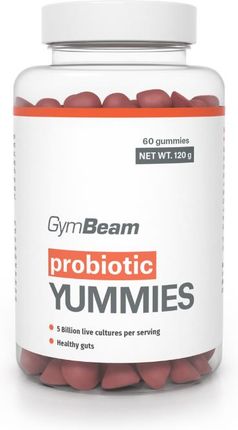 GymBeam Probiotyki Yummies 60 kaps wiśnia