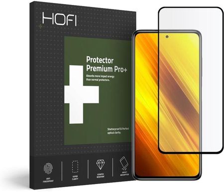 Hofi Szkło Hartowane Full Pro+ Do Xiaomi Poco X3 Pro X3 Nfc Czarny