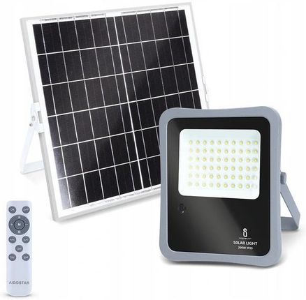 Aigostar Panel Solarny Lampa Latarnia Halogen Led 300W Pilo