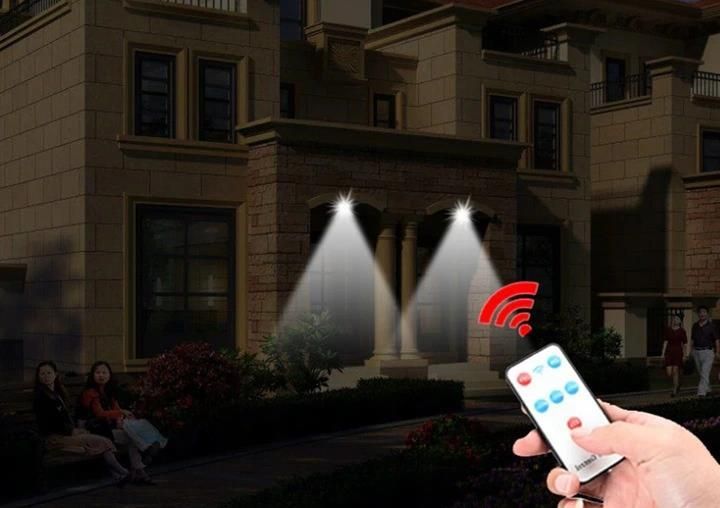 Lampa Solarna Halogen Led Czujnik Ruchu Zmierzchu - zdjęcie 1 Lampa Solarna Halogen Led Czujnik Ruchu Zmierzchu