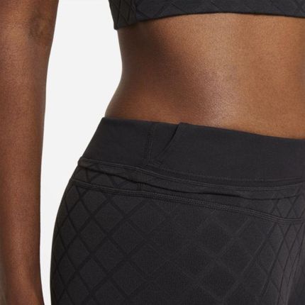 Nike Damskie Żakardowe Legginsy Capri Z Wysokim Stanem Yoga Luxe