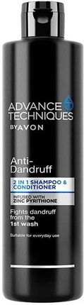 Avon Advance Techniques Anti Dandruff Szampon Przeciwłupieżowy Z Odżywką 2W1 400 ml