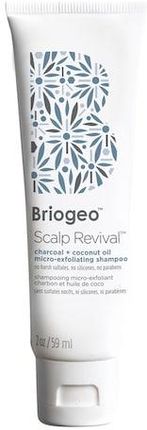 BRIOGEO Scalp Revival Szampon delikatnie złuszczający z węglem i olejem kokosowym 59ml