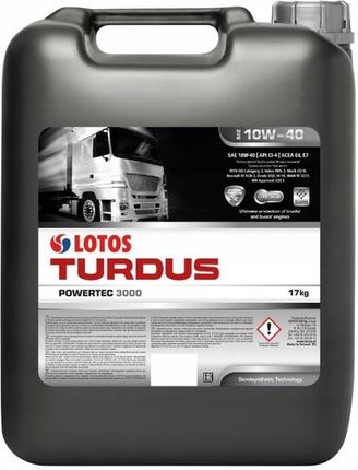 LOTOS TURDUS POWERTEC 3000 10W40 olej silnikowy 17kg 20L