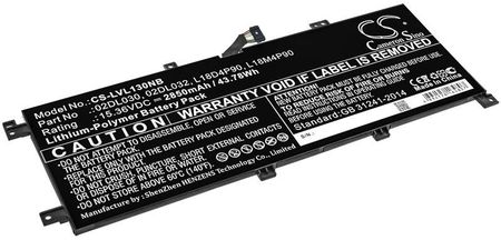 Cameron Sino Lenovo ThinkPad L13 / 02DL030 2850mAh 43.78Wh Li-Polymer 15.36V (CSLVL130NB)
