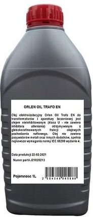 ORLEN TRAFO EN olej transformatorowy 1L