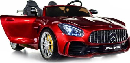 Import Super-Toys Super-Toys Mercedes Dwuosobowy Gt R 4X4 Miękkie Koła Eva Miękkie Siedzenie Full Opcja Lakier/Hl289 Hl289Czerwonylakier