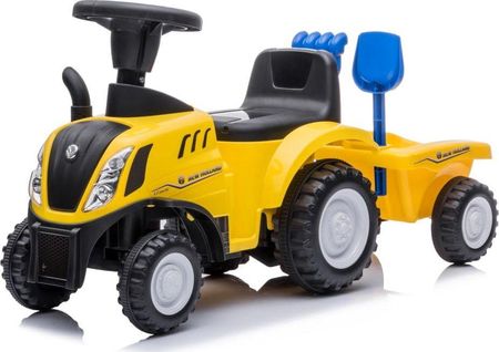 Sun Baby Jeździk Traktor Z Przyczepą New Holland Żółty
