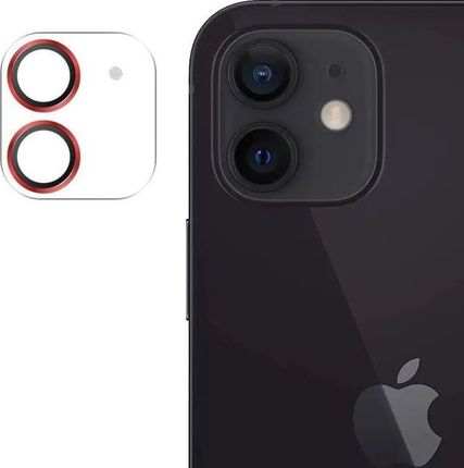 Joyroom Shining Series szkło hartowane na cały aparat obiektyw kamerę do iPhone 12 mini czerwony (JR-PF686)